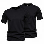 T-shirts 2-pack svarta herrtröjor