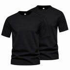 T-shirts 2-pack svarta herrtröjor