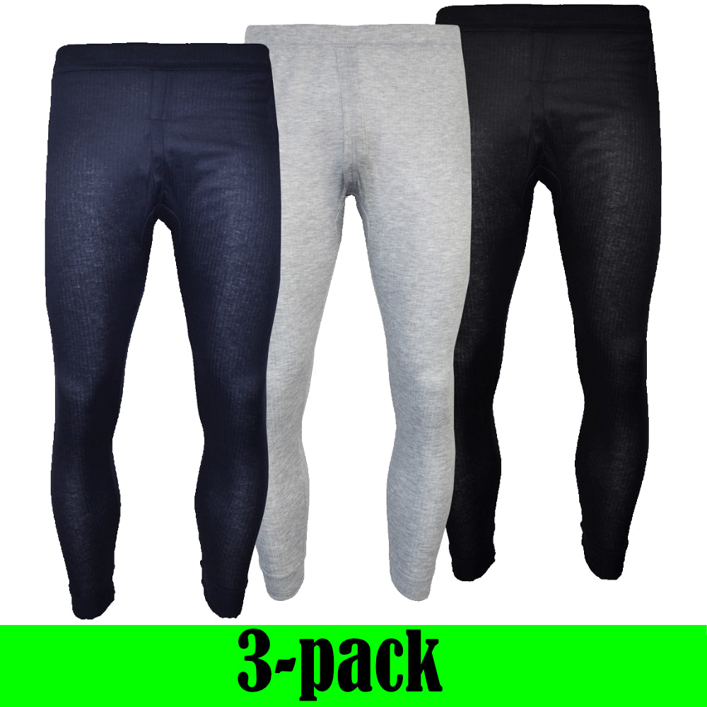 3-pack Billiga långkalsonger Herr