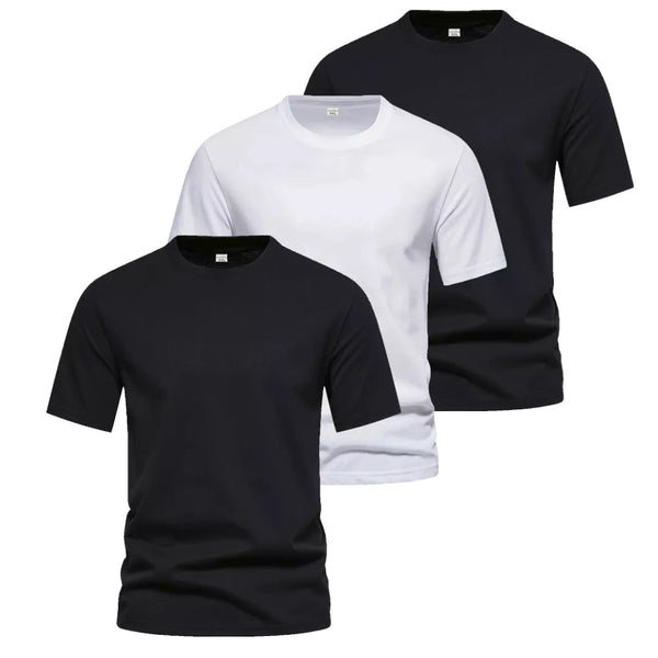 flerpack t-shirts bas vita och svarta