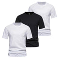 Billiga t-shirts flerpack herr 2 vita och 1 svart