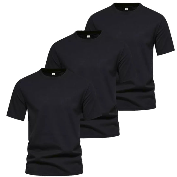 flerpack t-shirts svarta herr