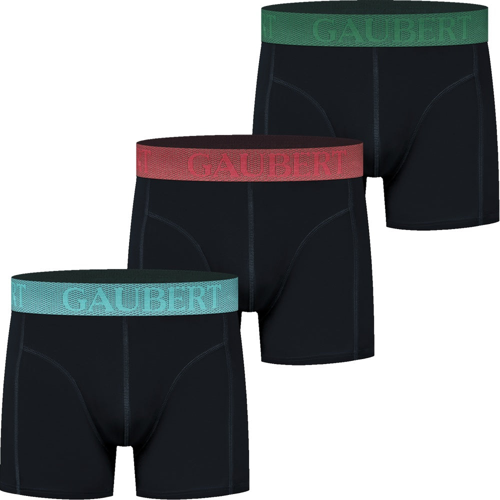3-pack Bambukalsonger Herr - svarta boxershorts