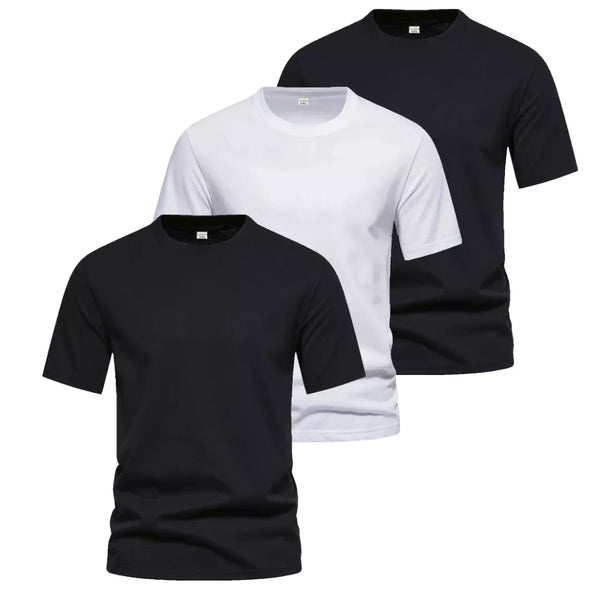 flerpack t-shirts bas vita och svarta