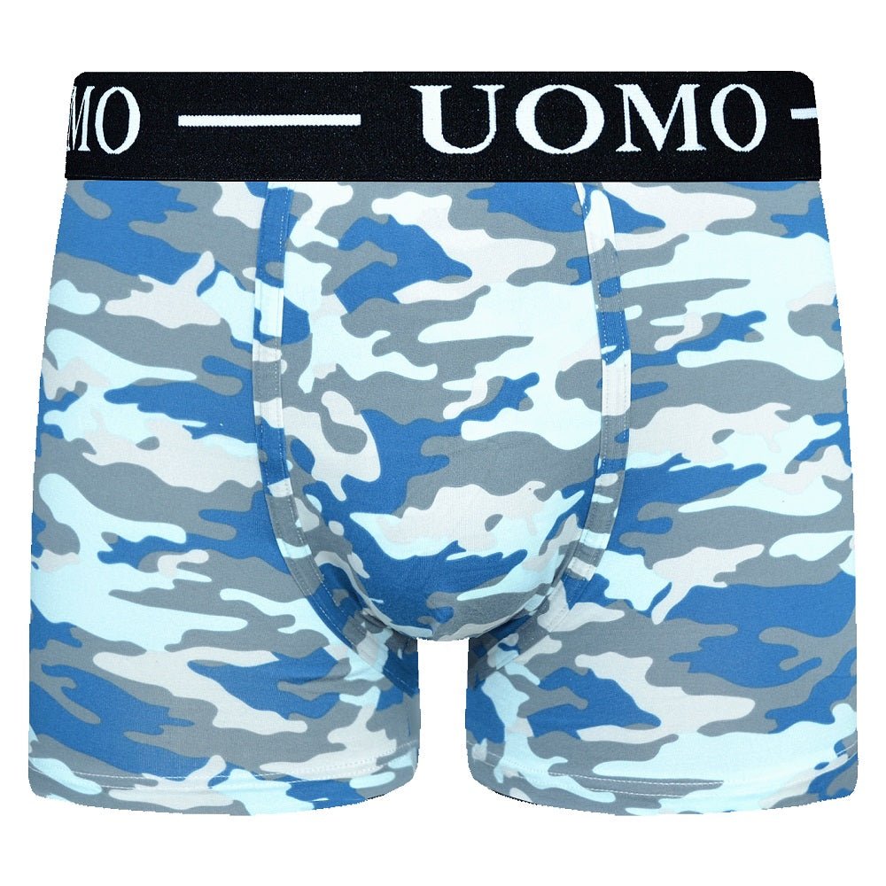 Camouflage kalsonger 5 pack - Boxershorts herr camo ljusblå