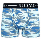 Camouflage kalsonger 5 pack - Boxershorts herr camo ljusblå