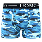 Camouflage kalsonger 5 pack - Boxershorts herr camo blåa