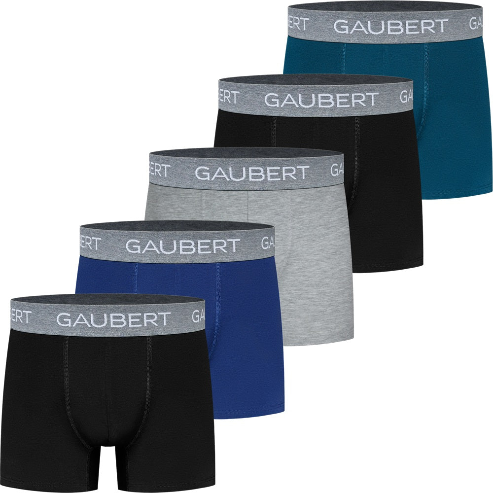 Boxershorts i solida färger 5-pack