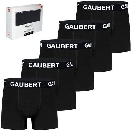 5-pack svarta premium boxershorts herr
