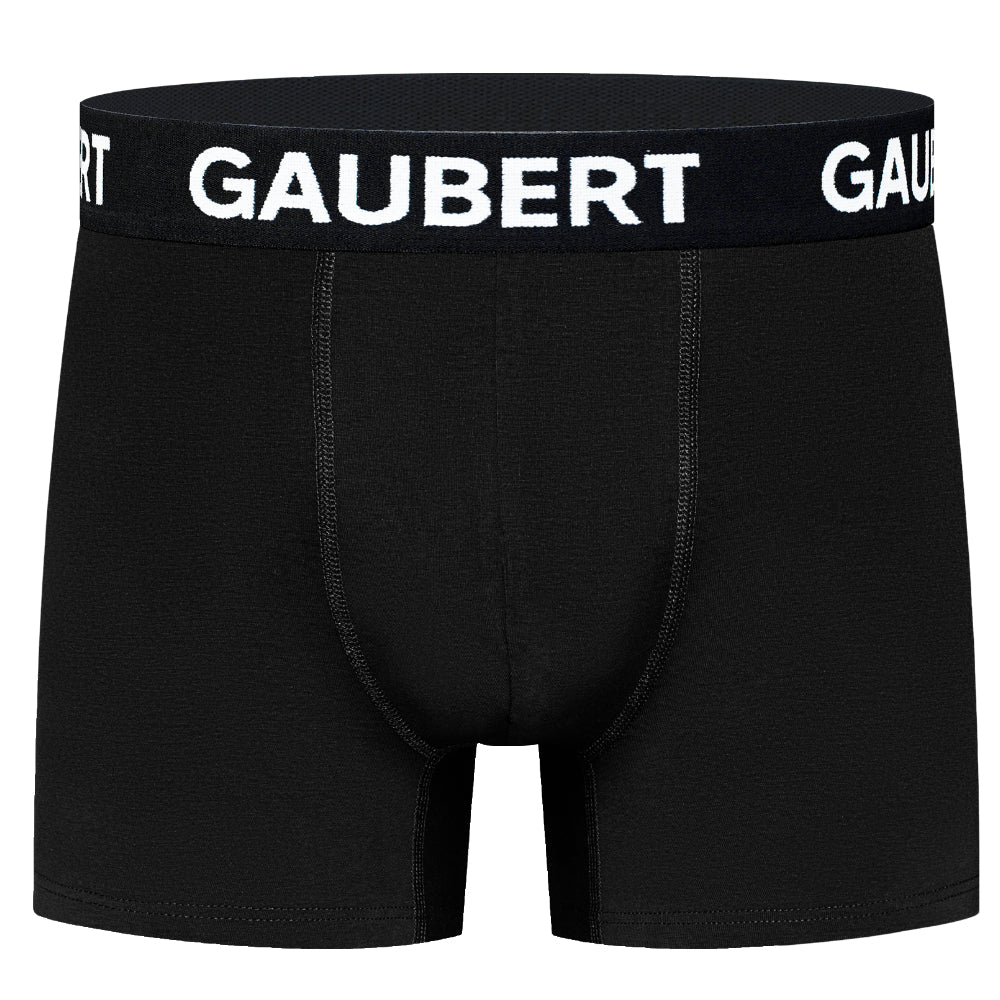 5-pack svarta premium boxershorts herr front