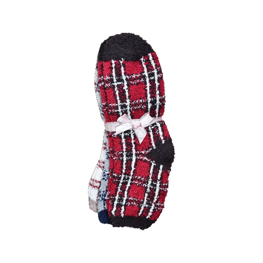 Fluffiga och varma damstrumpor för vintern - sockor dam