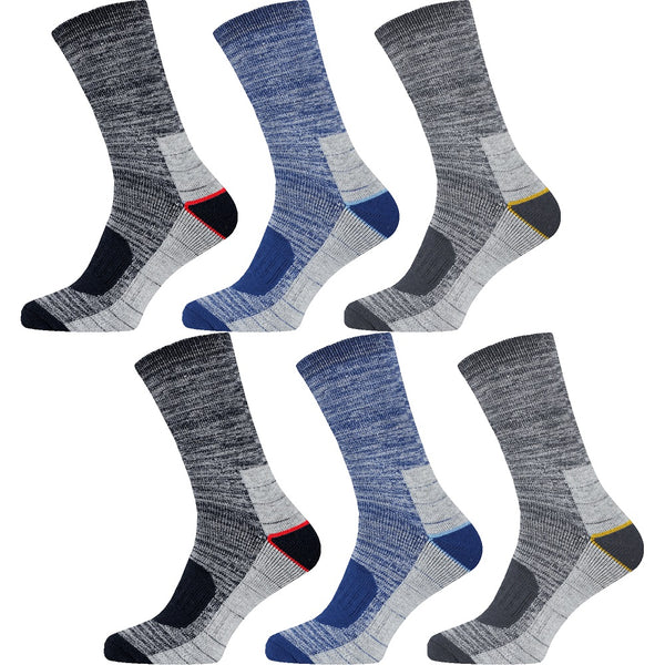 6 par varma termostrumpor unisex storlekar