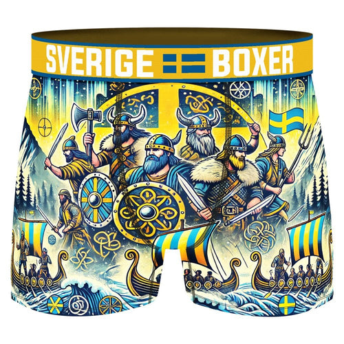 8-pack unika kalsonger från SverigeBoxer vikings