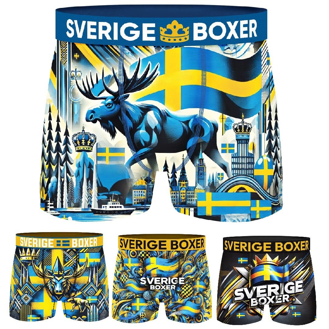 Flerpack kalsonger herr - Sverige boxershorts