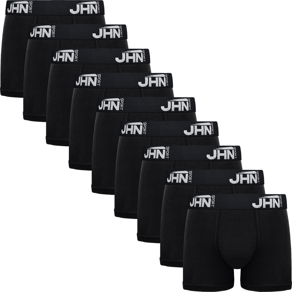 9-pack Billiga svarta kalsonger - JHNsport 5111 - storpack boxershorts