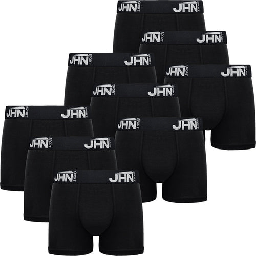 9-pack Billiga svarta kalsonger - JHNsport 5111 - boxershorts herr