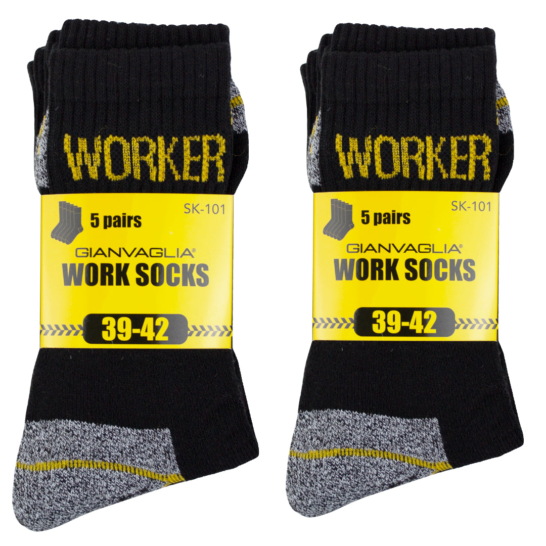 Arbetsstrumpor 10 par slitstarka