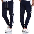Sportiga sköna och billiga sweatpants herr - mörkblåa byxor