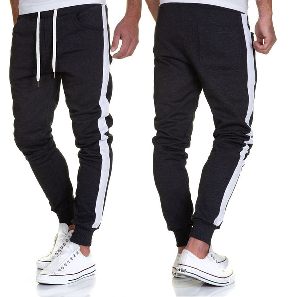 Sportiga sköna och billiga sweatpants herr - mörkgråa byxor