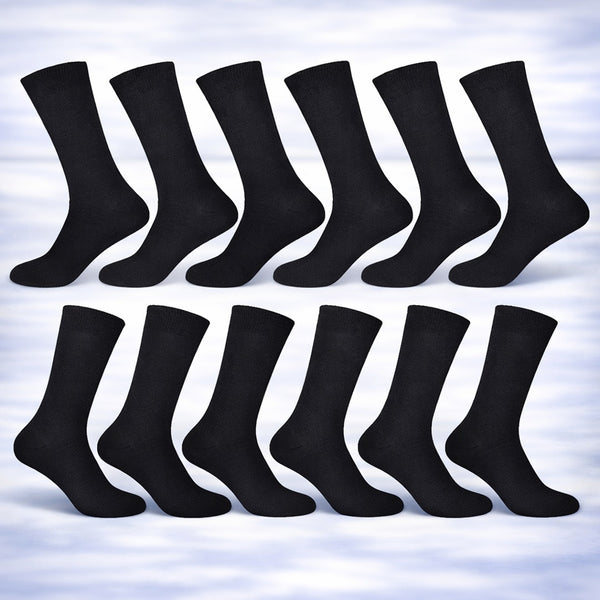 Billiga svarta strumpor i storpack