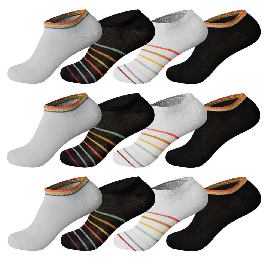 Billiga sommarstrumpor 12-pack