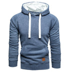 Hoodies herrtröjor med luva blå