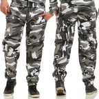 Camouflage mjukisbyxor med cargoficka - modell Boden JHNsport urban