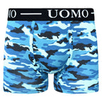 Camouflage kalsonger 5 pack - Boxershorts herr camo blåa