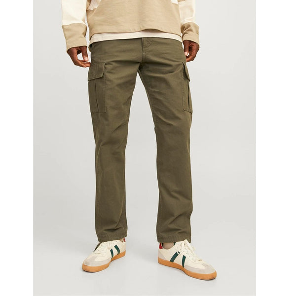 Cargobyxor från jack and jones - olivgröna