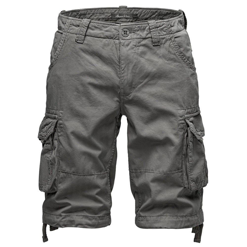 Cargoshorts från Amaci & Sons - mörkgråa
