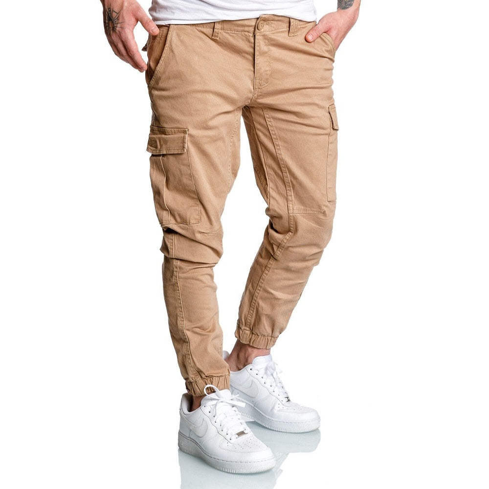 Beiga Chino joggers 499 kr - Herrbyxor med cargofickor cargobyxor