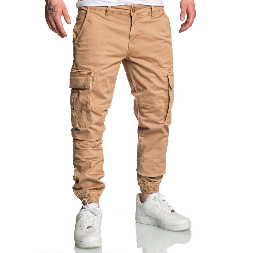 Chino joggers - Cargobyxor beige