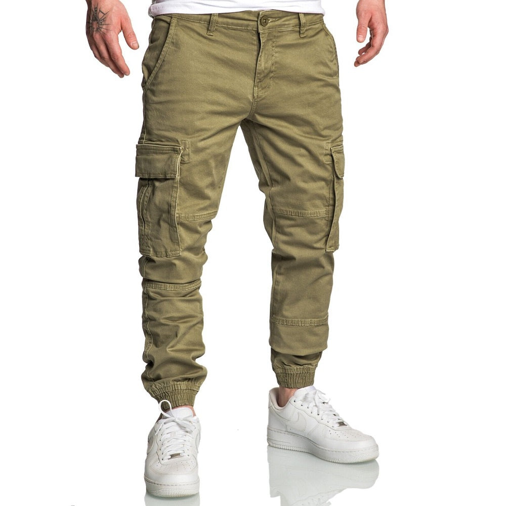 Chino joggers - Cargobyxor gröna