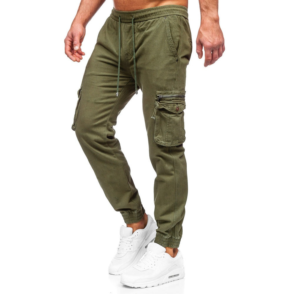 Joggers herr 499 kr - gröna herrbyxor med cargofickor