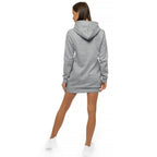 Ljusgrå Dam hoodie 269 kr - Damtröja med luva bakifrån