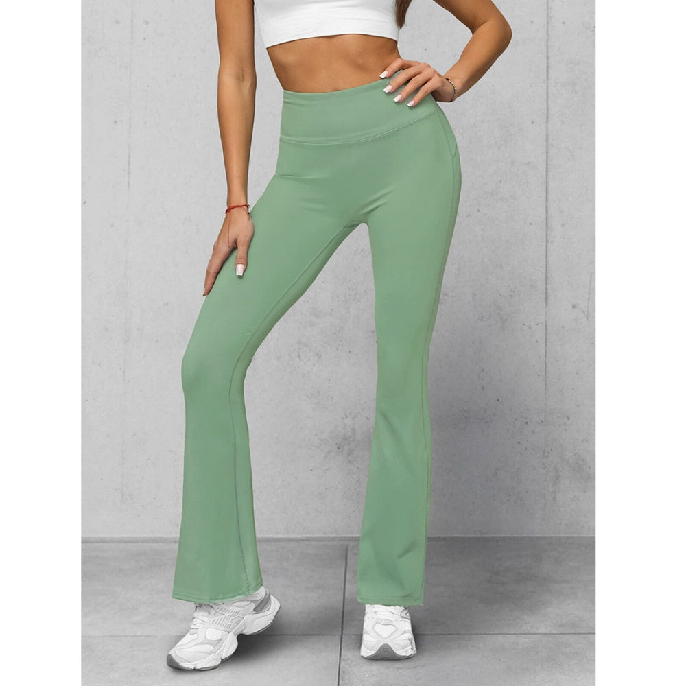 Utsvängda Leggings - Mintgrön Dam