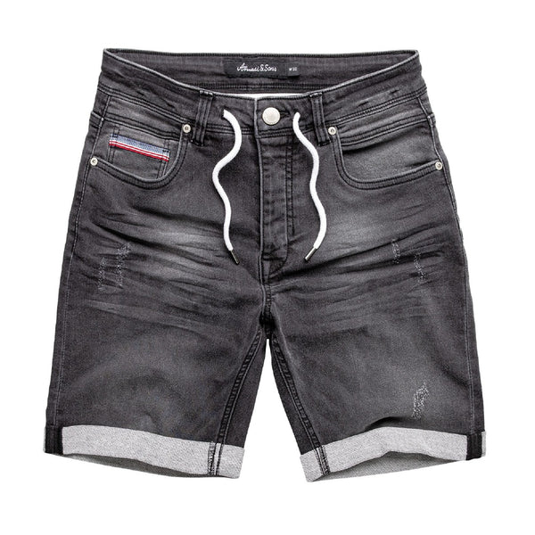 Denim shorts till sommaren - Jeansshorts Herr svarta