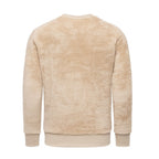 Beige fleecetröja Herr bakifrån