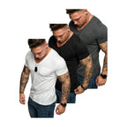 Flerpack t-shirts från Amaci & Sons i mixade färger framifrån