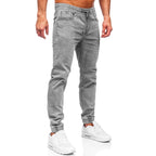 GC-Grå herrbyxa - Jeans joggers sidan