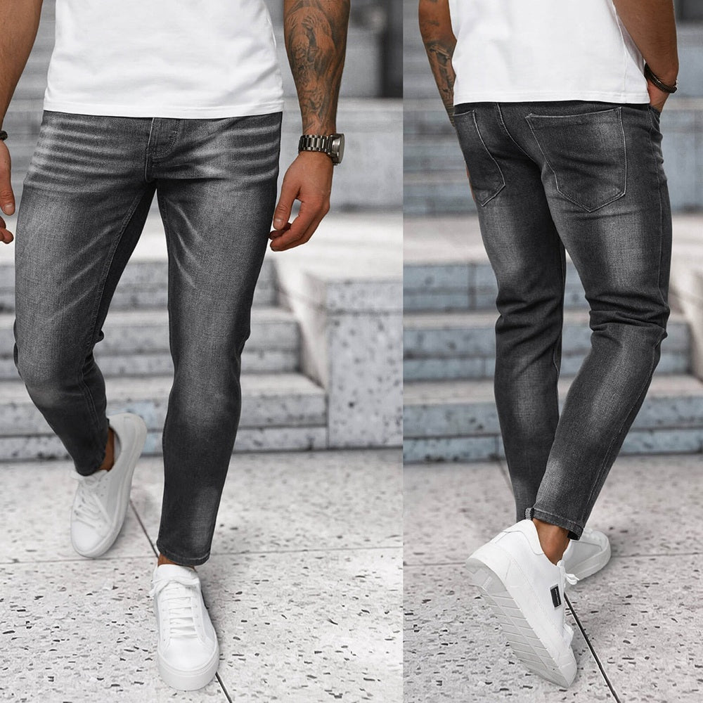Trendiga Herrjeans grafitgråa