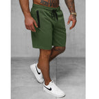 Billiga gröna herrshorts från sidan