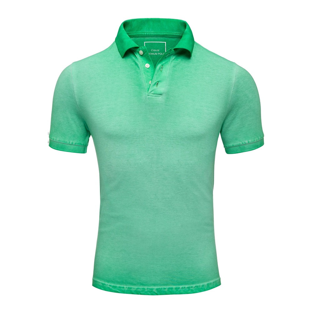 Grön stilren piketröja från Amaci & Sons