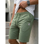 Billiga shorts herr kakigröna framifrån