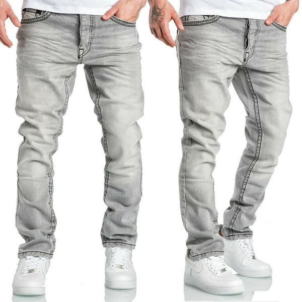 Ljusgråa herr jeans 579 kr - Herrjeans med stretch