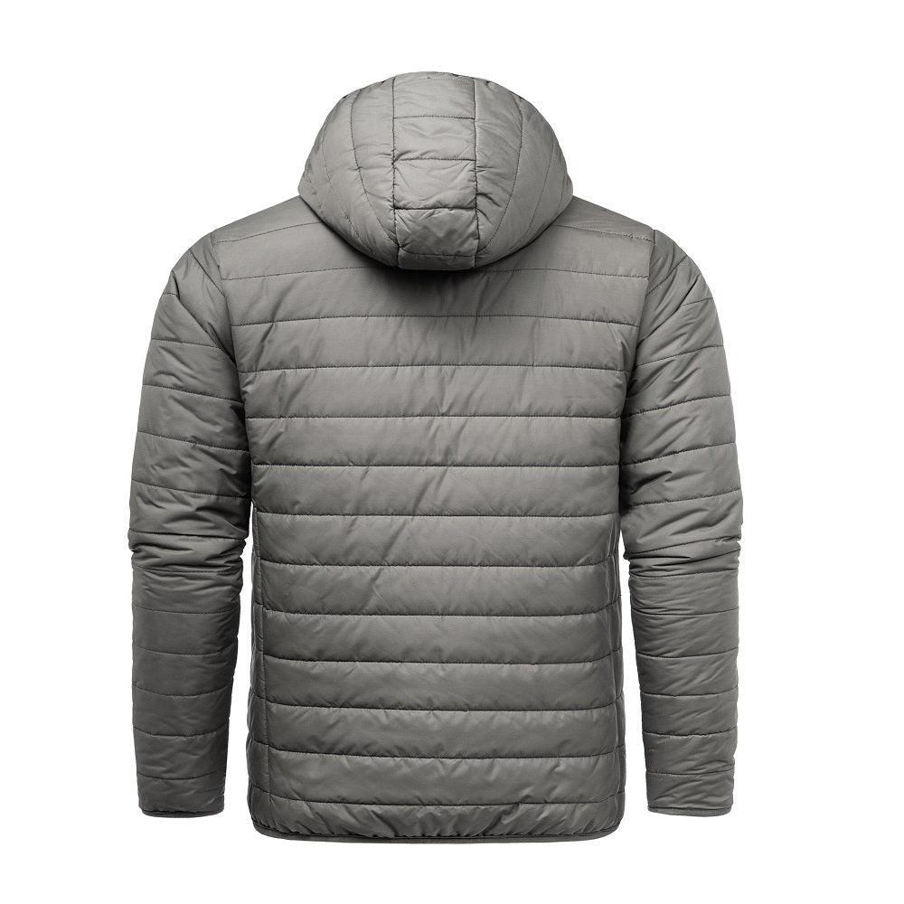 Prisvärda jackor från Amaci & Sons - Quiltade herrjackor - grå bakifrån