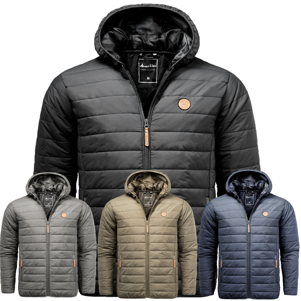 Prisvärda jackor från Amaci & Sons - Quiltade herrjackor
