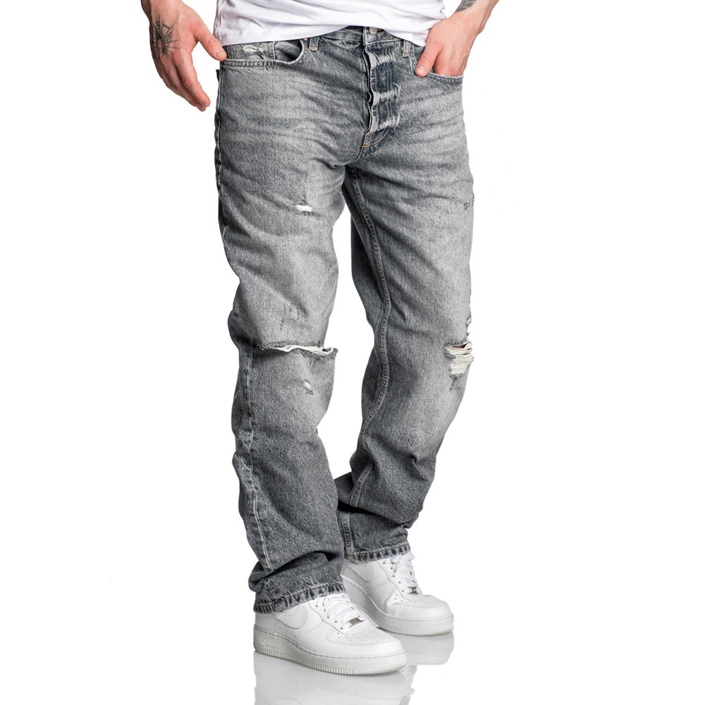 Baggy jeans loose fit - Herrjeans från sidan