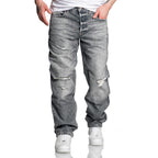 Baggy jeans loose fit - Herrjeans - bild framifrån