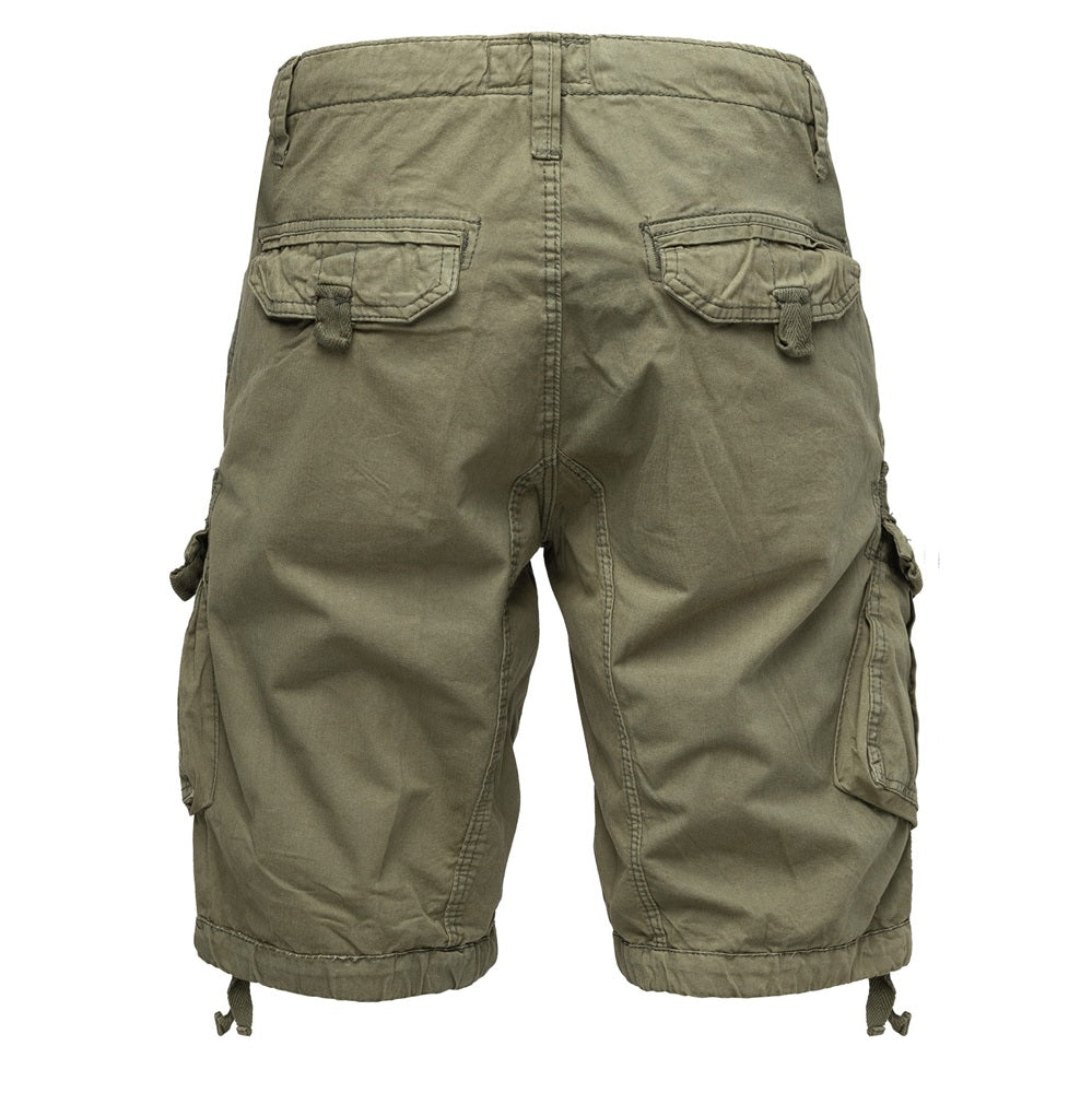 Cargoshorts för herrar från Amaci & Sons gröna bakifrån